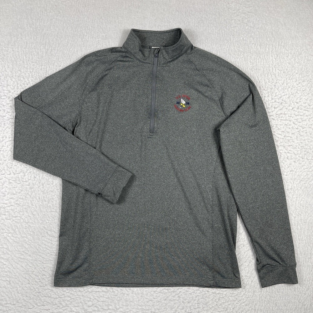 Levelwear Pullover Mens Medium Gray 2020 US Open Winged‎ Foot Golfing Athletic